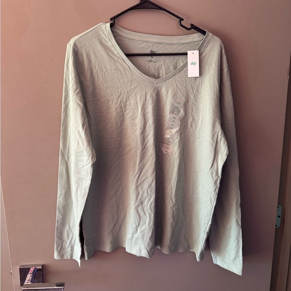 NWT Mint green long sleeve top
